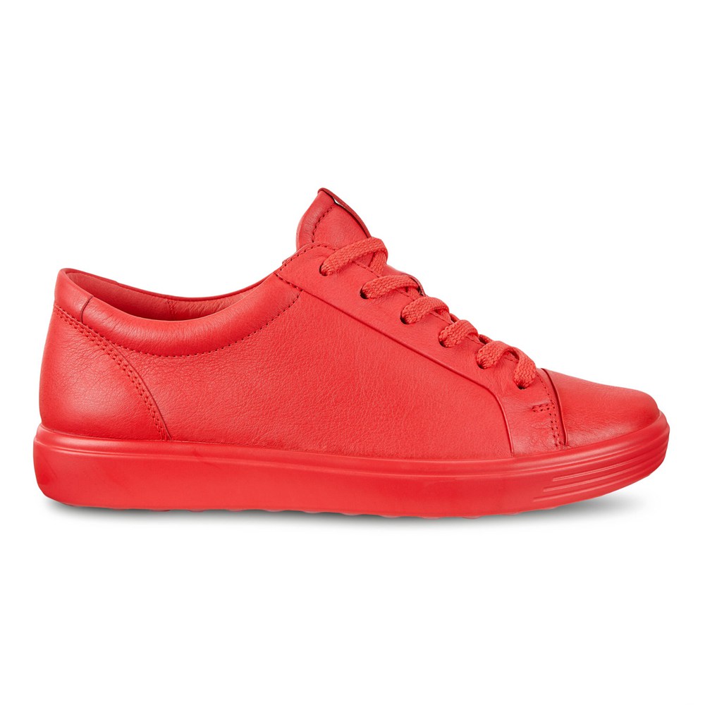 ECCO Womens Sneakers Red - Soft 7 - LDE-903618